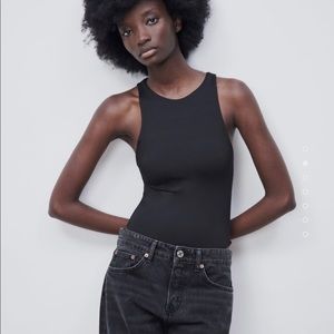 Zara black bodysuit